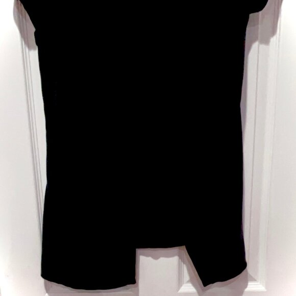 Brand New Elegant Black Vera Wang T-Shirt Size Medium NWT - Picture 4 of 5